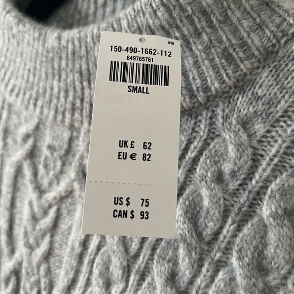 Abercrombie Mock Neck Sweater NWT - Picture 5 of 6
